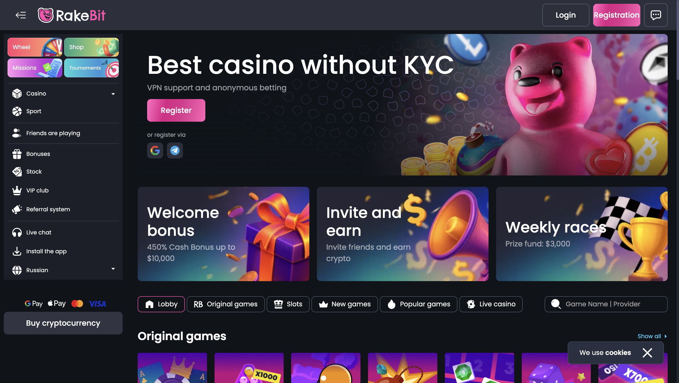 about crypto casino